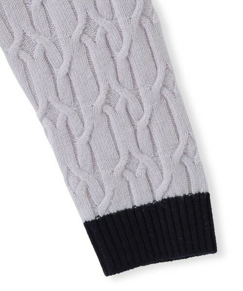 AMACA / アマカ ニット・セーター | ケーブルVネックニット | 詳細3