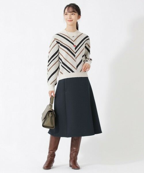 AMACA / アマカ ニット・セーター | バイヤスボーダーニット | 詳細1