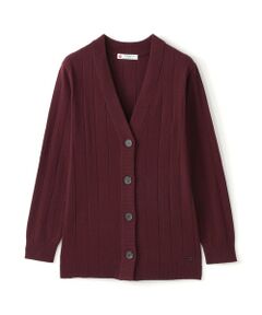 AMACA / アマカ ニット・セーター | 【MY BASIC KNIT】ワイドリブカーディガン