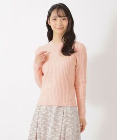 AMACA / アマカ ニット・セーター | ウールコットンミニケーブルニット