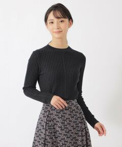 AMACA / アマカ ニット・セーター | ウールコットンミニケーブルニット