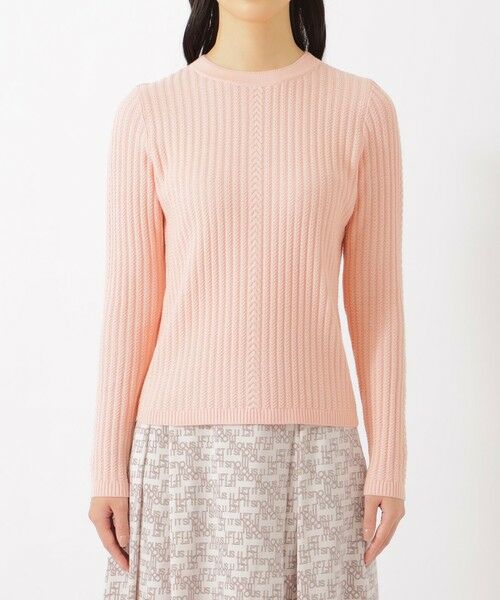 AMACA / アマカ ニット・セーター | ウールコットンミニケーブルニット | 詳細4