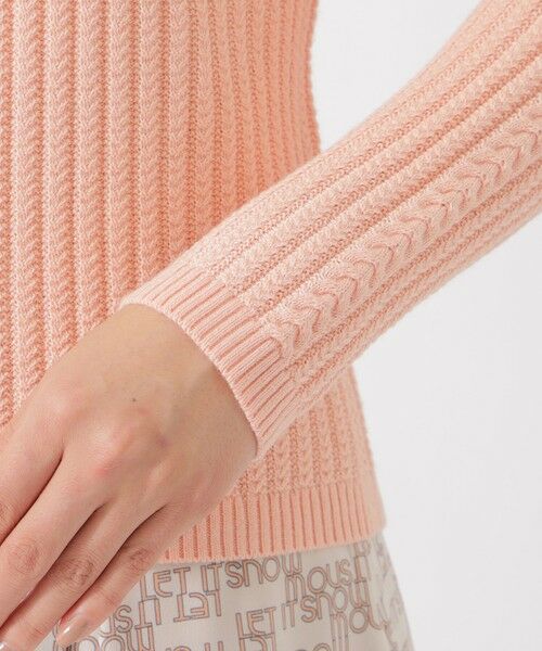 AMACA / アマカ ニット・セーター | ウールコットンミニケーブルニット | 詳細7