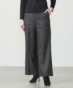 AMACA / アマカ その他パンツ | 【雑誌掲載】クリアウール　セミワイドパンツ　股下長め