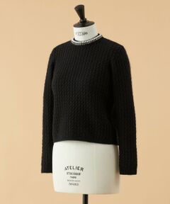 【ATELIER COLLECTION】ビジューニットプルオーバー