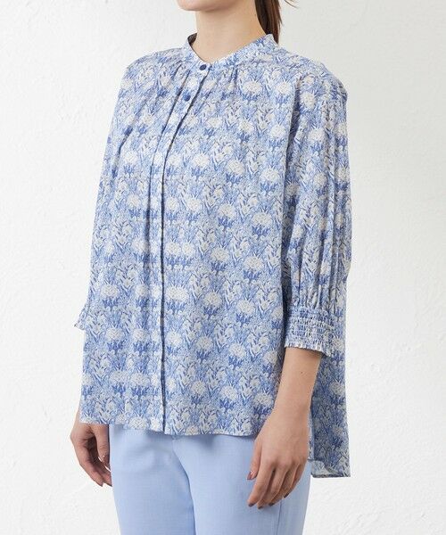 AMACA / アマカ シャツ・ブラウス | 【LIBERTY】MOUNTAIN PRIMROSE タナローン　ギャザーチュニックブラウス | 詳細3