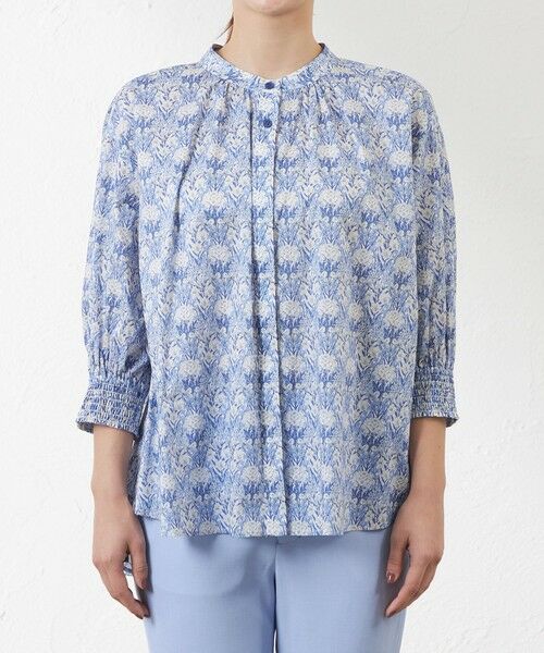 AMACA / アマカ シャツ・ブラウス | 【LIBERTY】MOUNTAIN PRIMROSE タナローン　ギャザーチュニックブラウス | 詳細2