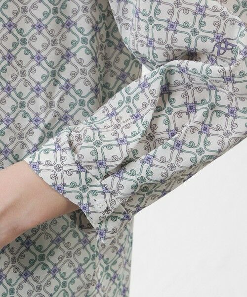 AMACA / アマカ シャツ・ブラウス | 【Anniversary　Piece】【LIBERTY】Ribbon Medallion エアリージョーゼットブラウス | 詳細7