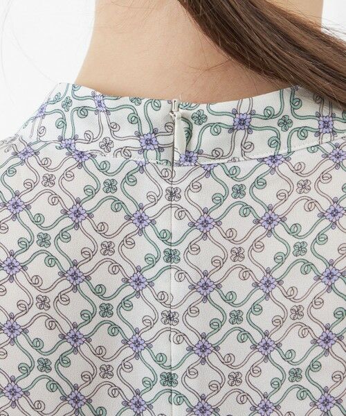 AMACA / アマカ シャツ・ブラウス | 【Anniversary　Piece】【LIBERTY】Ribbon Medallion エアリージョーゼットブラウス | 詳細9