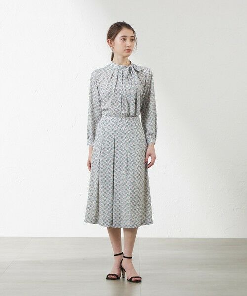 AMACA / アマカ シャツ・ブラウス | 【Anniversary　Piece】【LIBERTY】Ribbon Medallion エアリージョーゼットブラウス | 詳細1