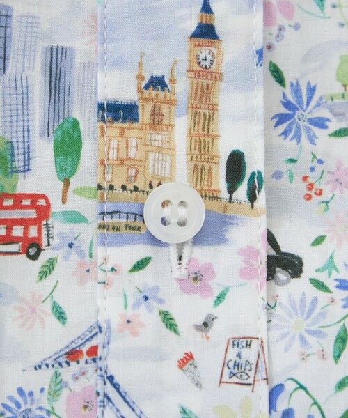 AMACA / アマカ シャツ・ブラウス | 【LIBERTY】Pride And Bloomタナローン　バンドカラーシャツ | 詳細7