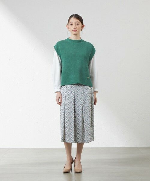 AMACA / アマカ ニット・セーター | コットンコードニットベスト | 詳細3