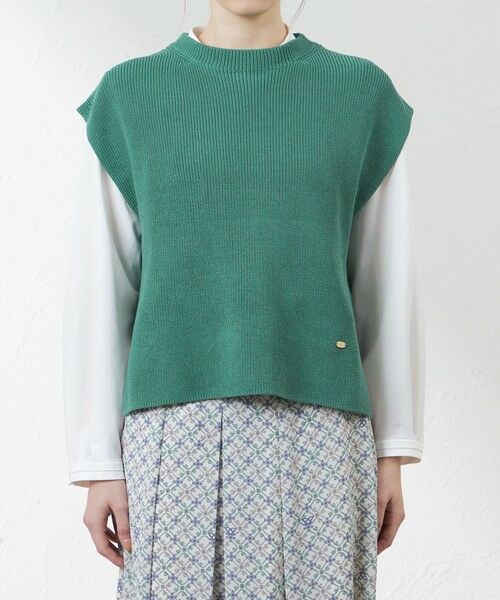 AMACA / アマカ ニット・セーター | コットンコードニットベスト | 詳細4