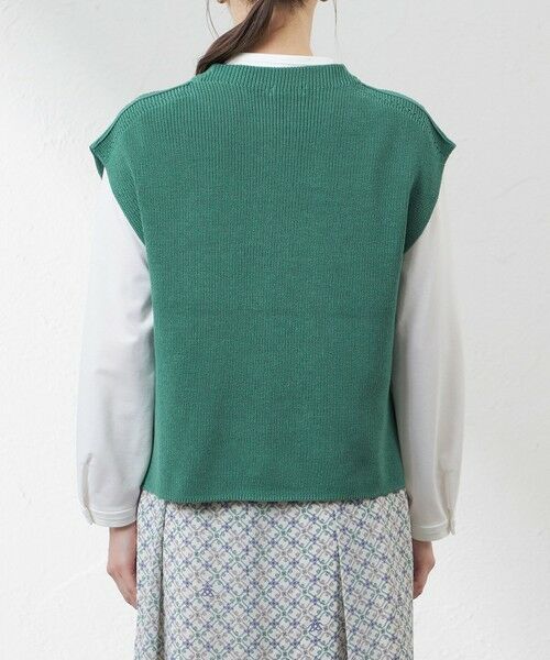 AMACA / アマカ ニット・セーター | コットンコードニットベスト | 詳細6