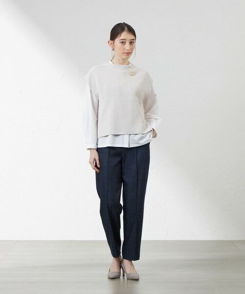 AMACA / アマカ ニット・セーター | コットンコードニットベスト | 詳細2