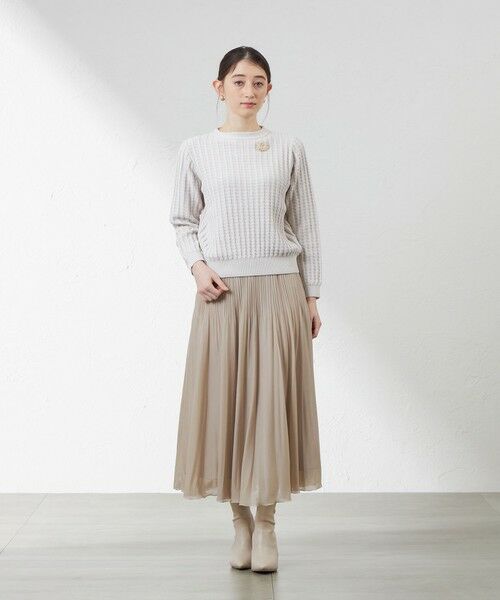 AMACA / アマカ ニット・セーター | コットンコードプルオーバーニット | 詳細2