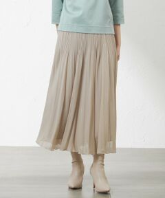 AMACA / アマカ ロング・マキシ丈スカート | スパンローンプリーツスカート