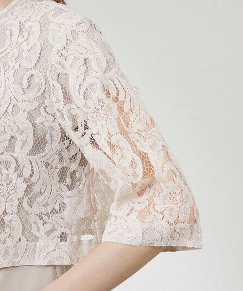 AMACA / アマカ ロング・マキシ丈ワンピース | リネンライクポリエステルワンピース レースボレロセット | 詳細8