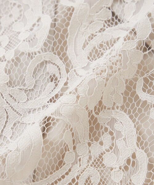 AMACA / アマカ ロング・マキシ丈ワンピース | リネンライクポリエステルワンピース レースボレロセット | 詳細12