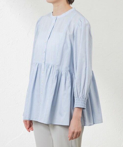 AMACA / アマカ シャツ・ブラウス | 先染めストライプブラウス | 詳細4