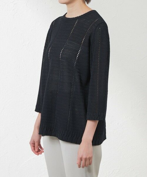 AMACA / アマカ ニット・セーター | ケーブル柄Aラインチュニックニット | 詳細4