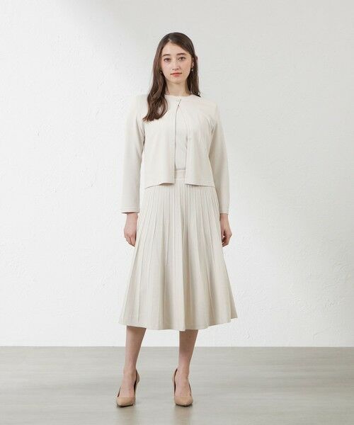 AMACA / アマカ ニット・セーター | ライトレーヨンストレッチニットTボレロ | 詳細4