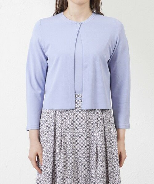 AMACA / アマカ ニット・セーター | ライトレーヨンストレッチニットTボレロ | 詳細6