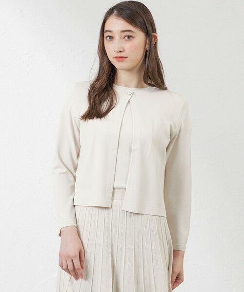 AMACA / アマカ ニット・セーター | ライトレーヨンストレッチニットTボレロ | 詳細12