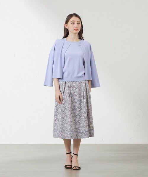 AMACA / アマカ ニット・セーター | ライトレーヨンストレッチレース付プルオーバー | 詳細5