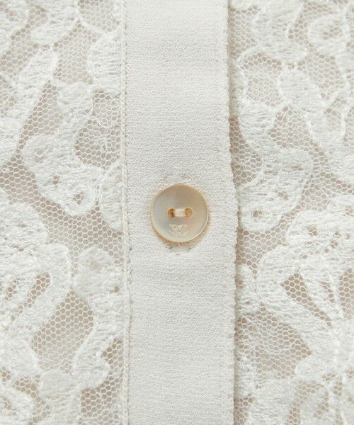 AMACA / アマカ ニット・セーター | 【Anniversary Piece】ライトレーヨンストレッチレース付ニットカーディガン | 詳細7