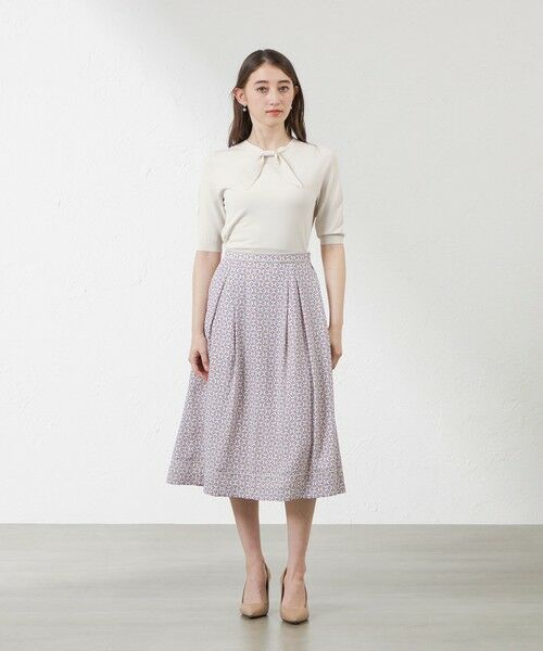 AMACA / アマカ ニット・セーター | ライトレーヨンストレッチリボンニットプルオーバー | 詳細2