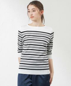 AMACA / アマカ カットソー | セーターマシン七分袖プルオーバーカットソー