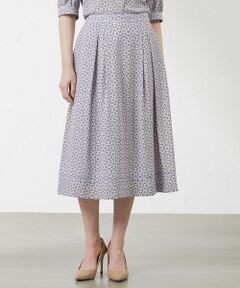 AMACA / アマカ ロング・マキシ丈スカート | ビットプリント幾何スカート