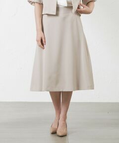 AMACA / アマカ ロング・マキシ丈スカート | リネンライクポリエステルフレアスカート