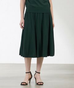 AMACA / アマカ ロング・マキシ丈スカート | ライトレーヨンストレッチアイレット柄ニットスカート