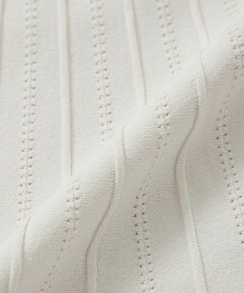 AMACA / アマカ ロング・マキシ丈スカート | ライトレーヨンストレッチアイレット柄ニットスカート | 詳細11