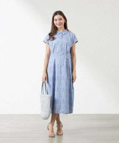 AMACA / アマカ ロング・マキシ丈ワンピース | リンジーガーデン フレンチスリーブワンピース | 詳細1