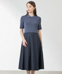 AMACA / アマカ ロング・マキシ丈ワンピース | 布帛コンビニットワンピース