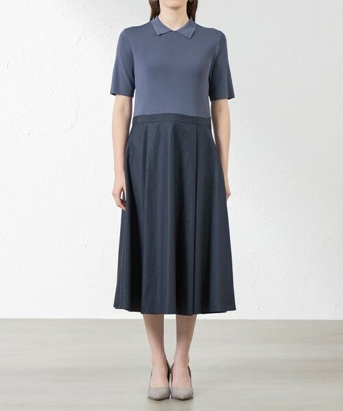 AMACA / アマカ ロング・マキシ丈ワンピース | 布帛コンビニットワンピース | 詳細4