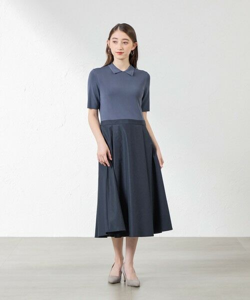 AMACA / アマカ ロング・マキシ丈ワンピース | 布帛コンビニットワンピース | 詳細2