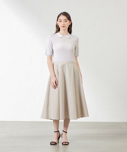 AMACA / アマカ ロング・マキシ丈ワンピース | 布帛コンビニットワンピース | 詳細3