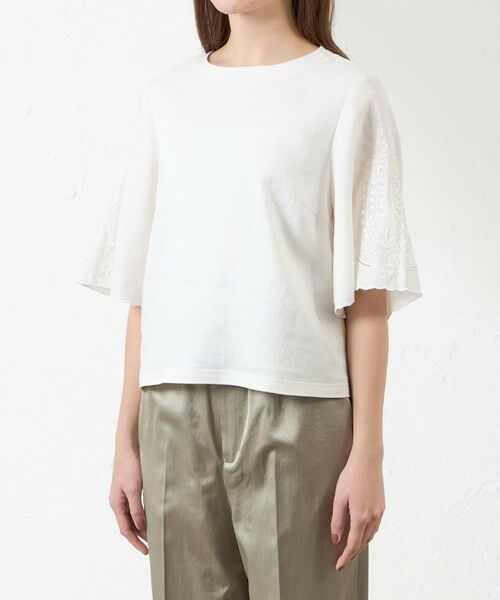 AMACA / アマカ シャツ・ブラウス | 【Anniversary Piece】リネンボイルエンブロイブラウス | 詳細3