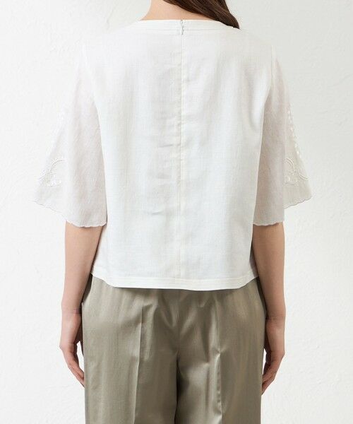 AMACA / アマカ シャツ・ブラウス | 【Anniversary Piece】リネンボイルエンブロイブラウス | 詳細4