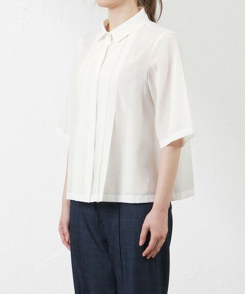 AMACA / アマカ シャツ・ブラウス | シルキーローンショートシャツ | 詳細6