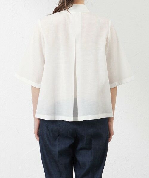 AMACA / アマカ シャツ・ブラウス | シルキーローンショートシャツ | 詳細7