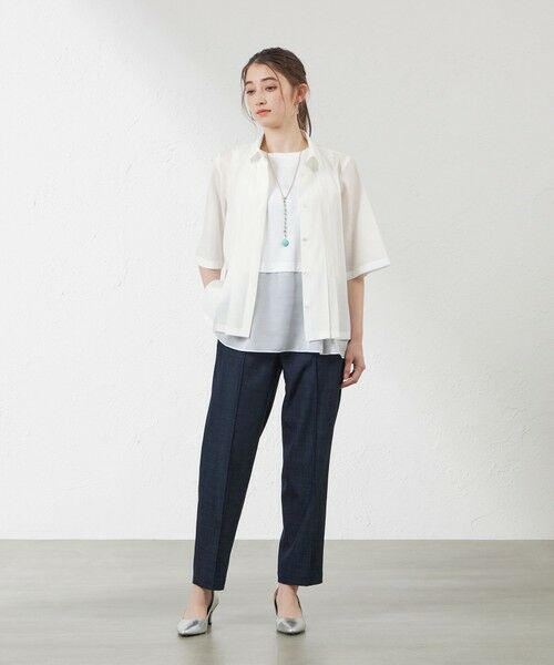 AMACA / アマカ シャツ・ブラウス | シルキーローンショートシャツ | 詳細2