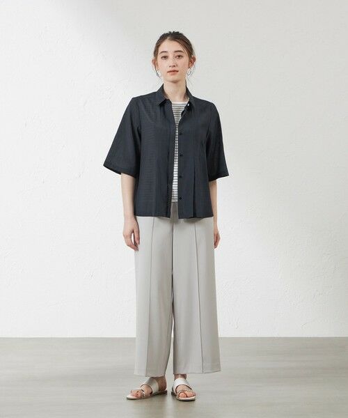 AMACA / アマカ シャツ・ブラウス | シルキーローンショートシャツ | 詳細3