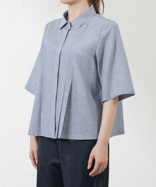 AMACA / アマカ シャツ・ブラウス | 【WEB・一部店舗限定】シルキーローンショートシャツ | 詳細3