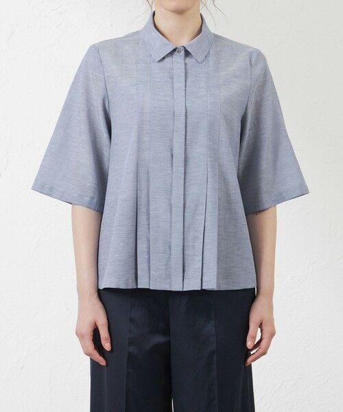 AMACA / アマカ シャツ・ブラウス | 【WEB・一部店舗限定】シルキーローンショートシャツ | 詳細2