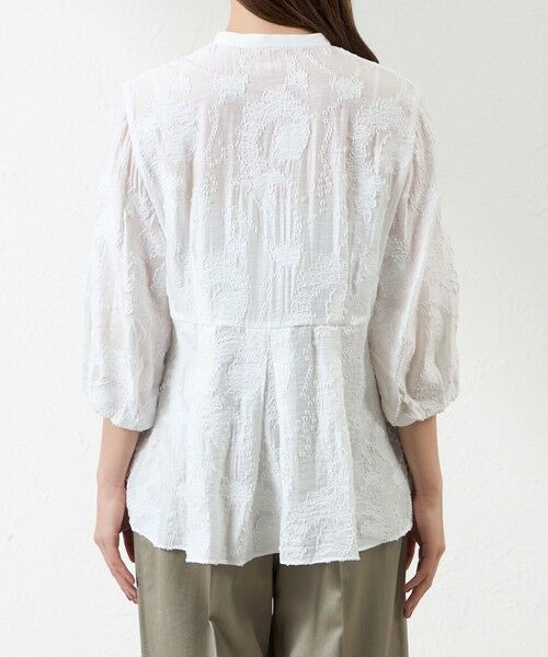 AMACA / アマカ シャツ・ブラウス | カットジャガードタックブラウス | 詳細6
